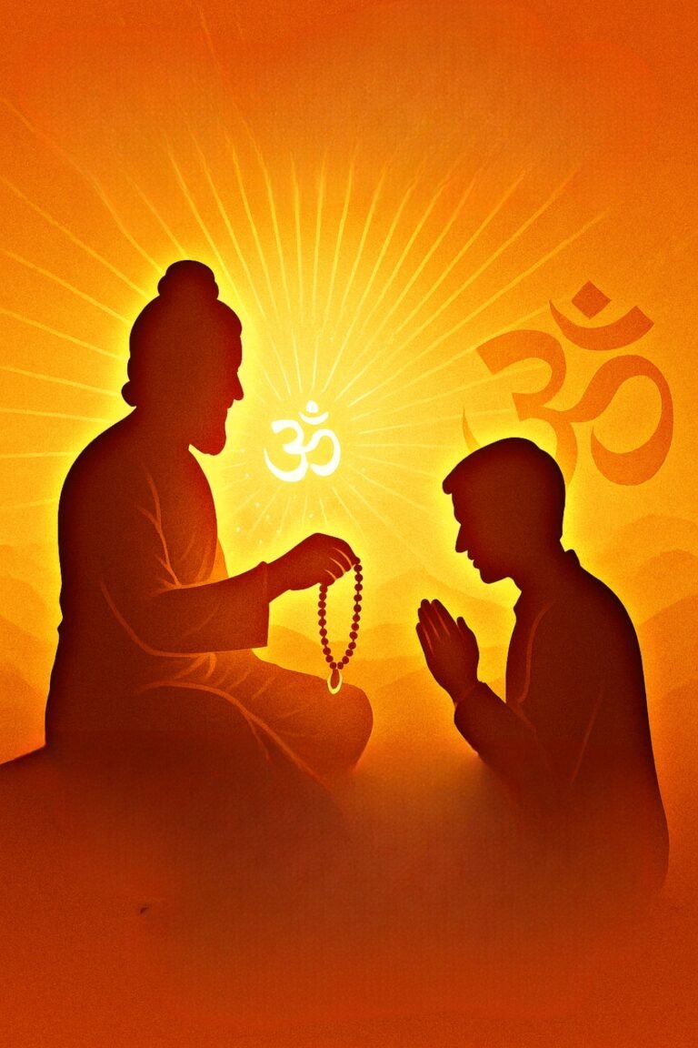 गुरु दीक्षा और नामस्मरण: आत्मा की मुक्ति की दिव्य सीढ़ियाँ